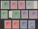 Click for more photos and details Bahamas 1938-52 King George VI Part Set to 3d with Shades Mint