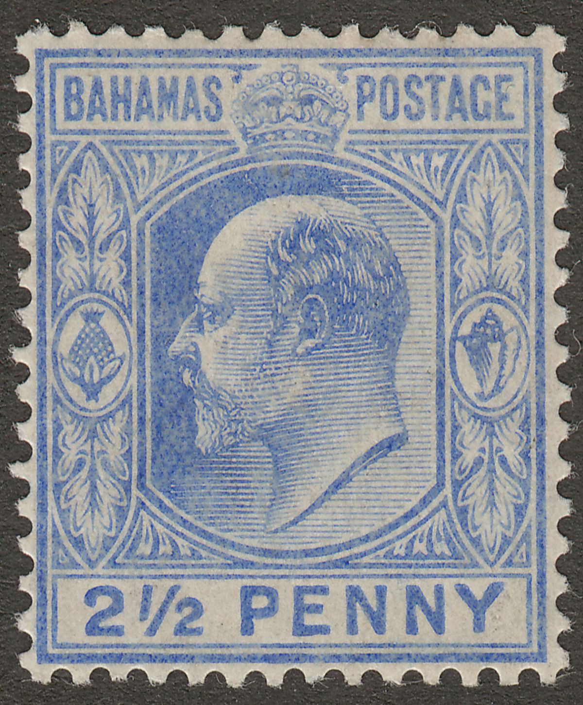 Bahamas 1906 KEVII 2½d Ultramarine wmk Multi Crown Mint SG73