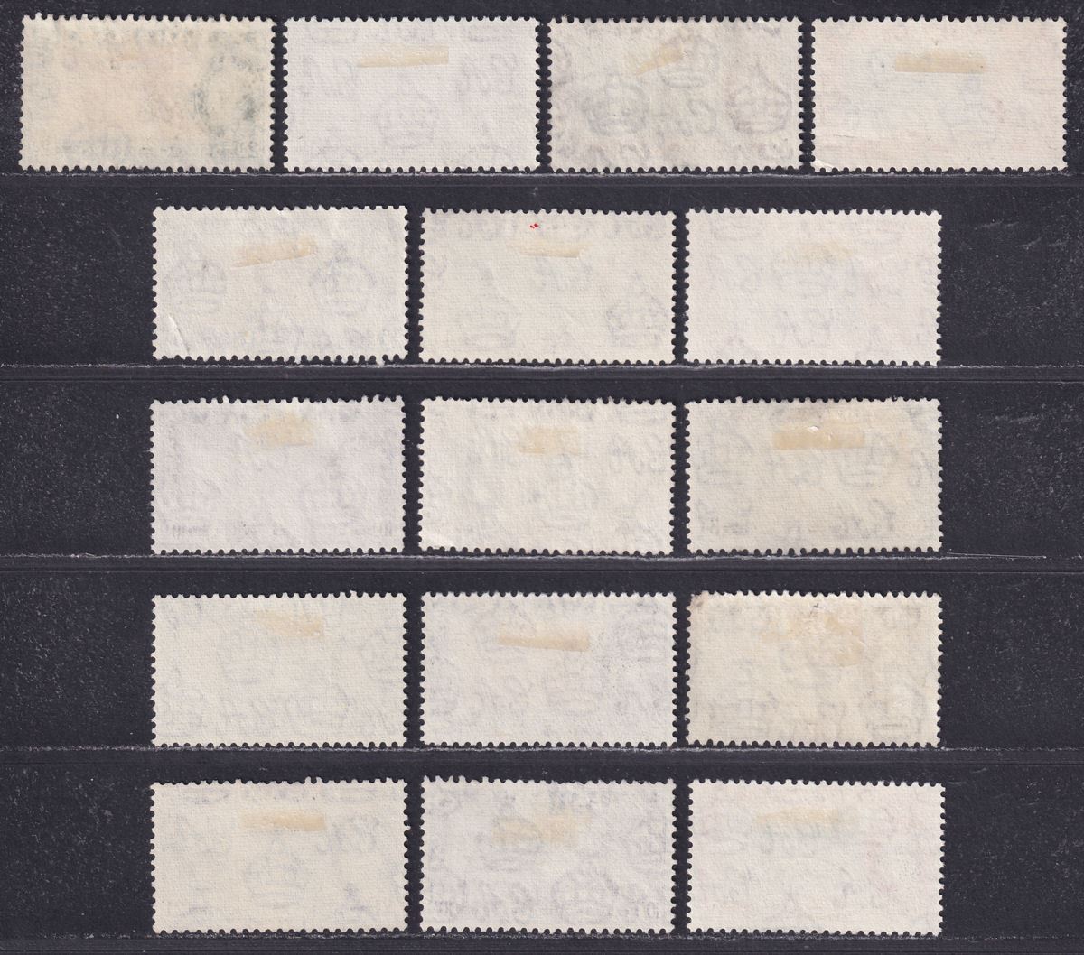 Bahamas 1954 Queen Elizabeth II Set Used SG201-216 cat £22