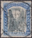 Click for more photos and details Bahamas 1901 KGV Staircase 2sh Black and Blue Fiscally Used SG60 ERP Cancel