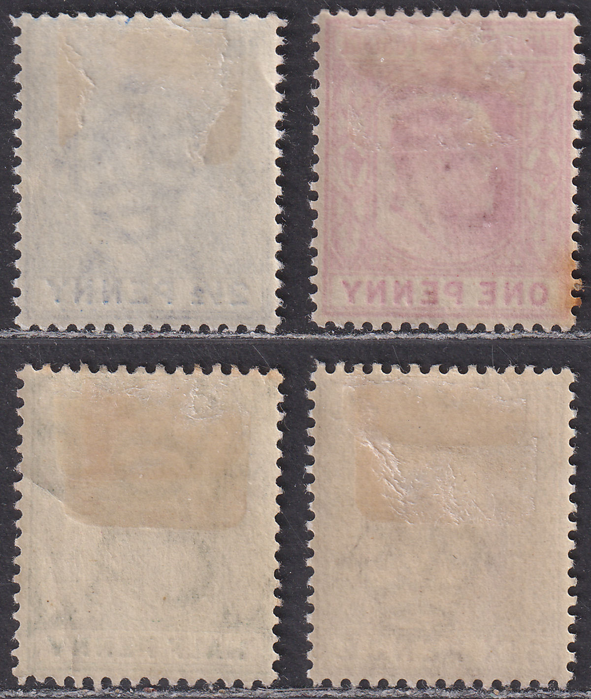 Bahamas 1902-06 King Edward VII Selection to 6d Mint
