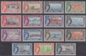 Click for more photos and details Bahamas 1954 Queen Elizabeth II Set to 10sh Mint SG201-215 cat £65