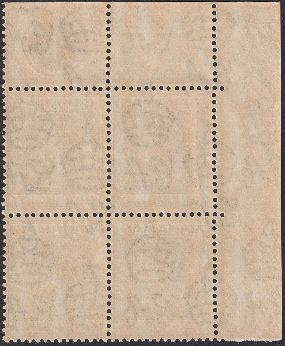 Bahamas 1941 KGVI 1d Olive-Grey Plate 1 Corner Block of 4 Mint SG150a