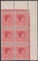 Click for more photos and details Bahamas 1948 KGVI 2d Dull Rose-Red Block Variety Short T Mint SG152bc 2nd state