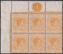 Click for more photos and details Bahamas 1946 King George VI 10d Yellow-Orange Plate 1 Block of 6 Mint SG154c