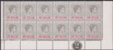Click for more photos and details Bahamas 1952 KGVI 1sh P Brownish Grey + Crimson Pl 2 Corner Block 12 Mint SG155d