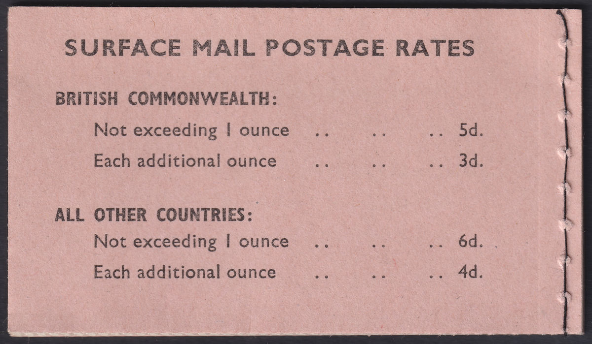 Bahamas 1961 QEII Complete 3sh Stamp Booklet Mint SB2 cat £38