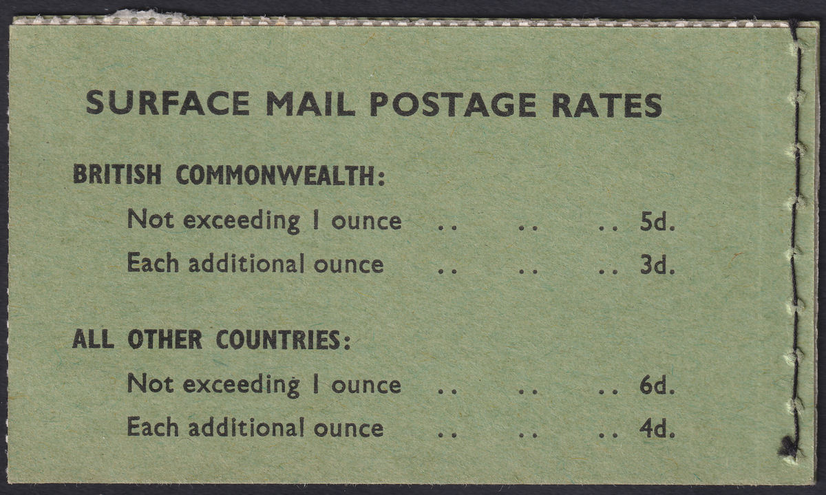 Bahamas 1961 QEII Complete 6sh Stamp Booklet Mint SB3 cat £50