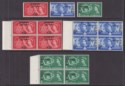 Click for more photos and details Bahrain 1957 QEII World Scout Jubilee Surcharge Block Set Mint SG113-115