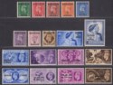 Click for more photos and details Bahrain 1948-49 KGVI Surcharge Set to 1r / RSW/ Olympic Games /UPU Sets Mint