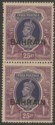 Click for more photos and details Bahrain 1941 KGVI 25r Slate-Violet and Purple Pair Mint SG37 cat £260