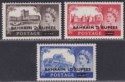 Bahrain 1955 QEII Castles Surcharge Set (Type II) UM Mint SG94a-96a cat £65 MNH