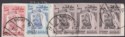 Click for more photos and details Bahrain 1976 Shaikh Isa bin Sulman al-Khalifa 1d x3, 500f, 400f Used on Piece