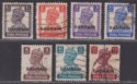 Bahrain 1942 King George VI Overprint Part Set to 12a Used