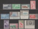 Click for more photos and details Barbados 1950 King George VI Set Mint SG271-282 cat £55 the $2.40 with crease