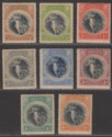 Click for more photos and details Barbados 1920-21 KGV Victory Set to 6d Mint SG201-208 heavily toned