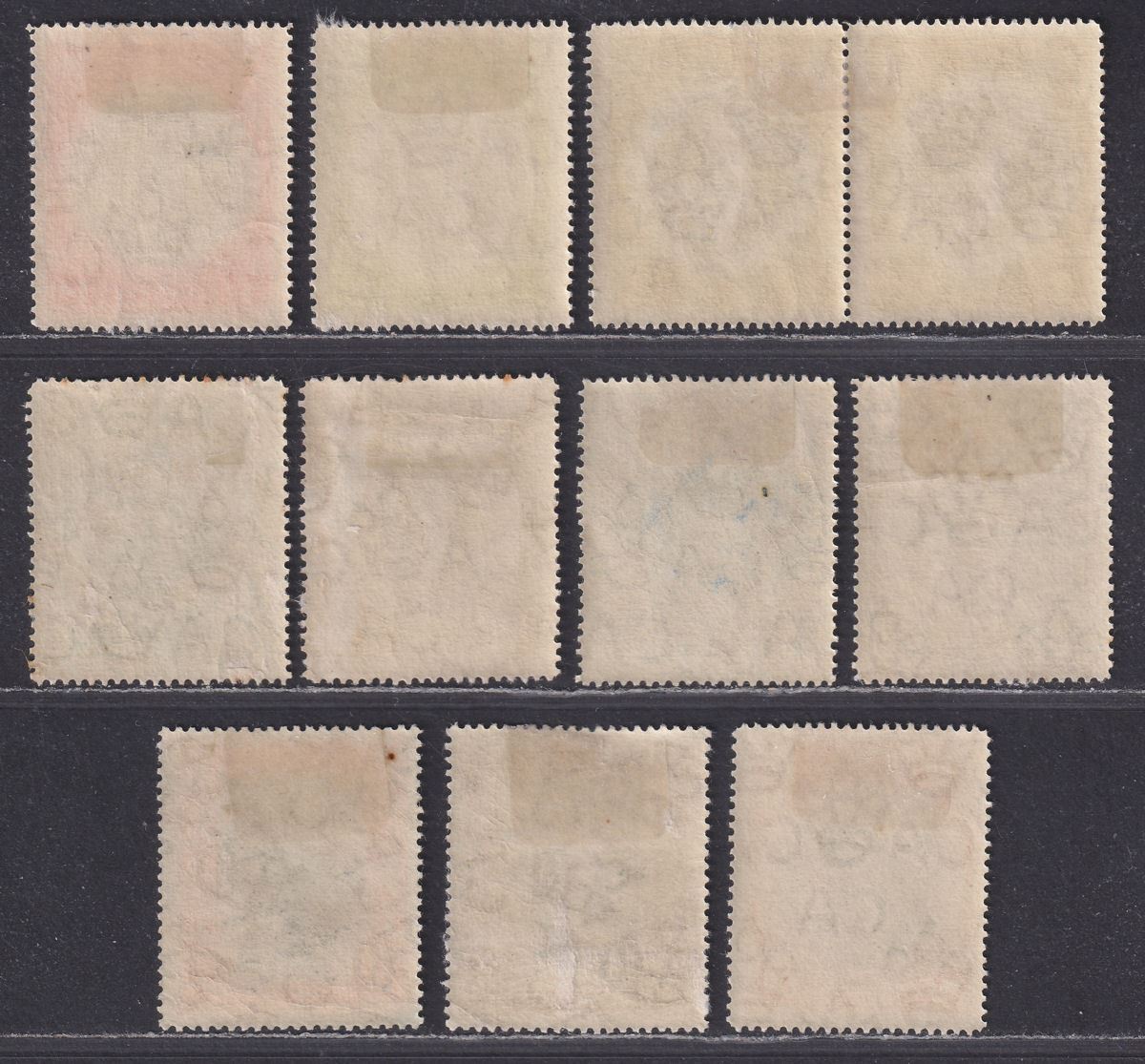Barbados 1920-21 KGV Victory Part Set to 3sh Mint
