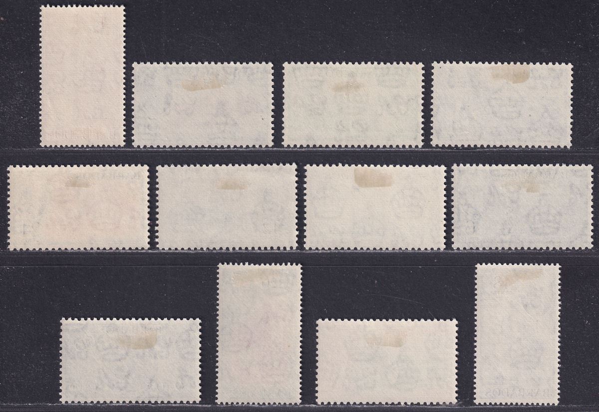 Barbados 1950 King George VI Set Mint SG271-282 cat £70