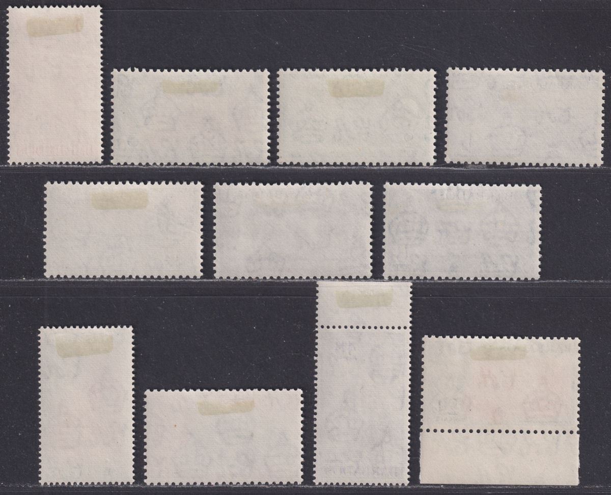 Barbados 1950 King George VI Set to $1.20 Mint SG271-281 cat £45