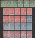 Click for more photos and details Basutoland 1938 KGVI Nile Crocodile Set to 2d Mint SG18-21 extra shades