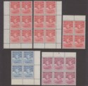 Click for more photos and details Basutoland 1938 KGVI Nile Crocodile Block Set 1d to 3d UM Mint SG19-22