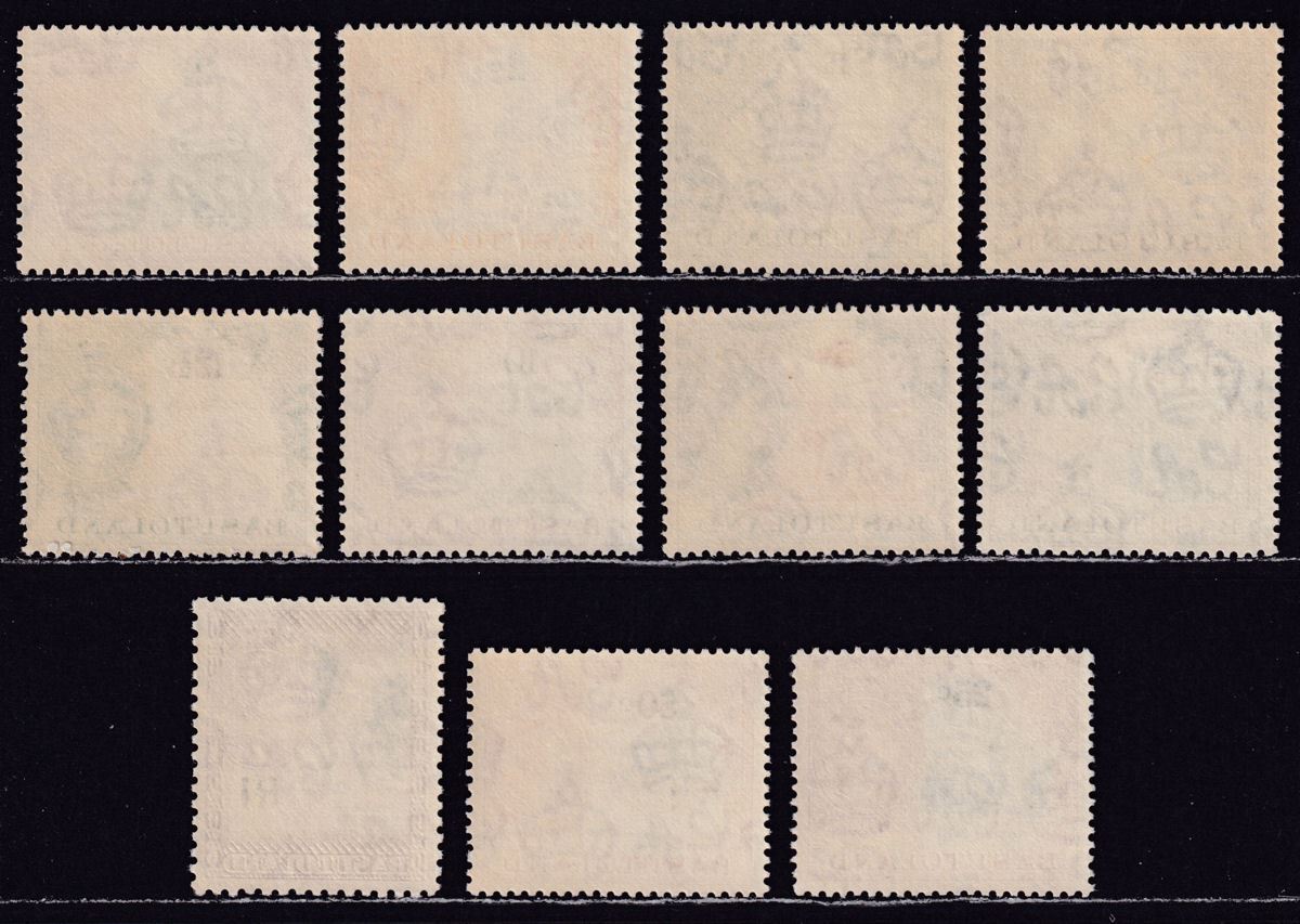 Basutoland 1961-63 Queen Elizabeth II Set Mint SG69-79 cat £110