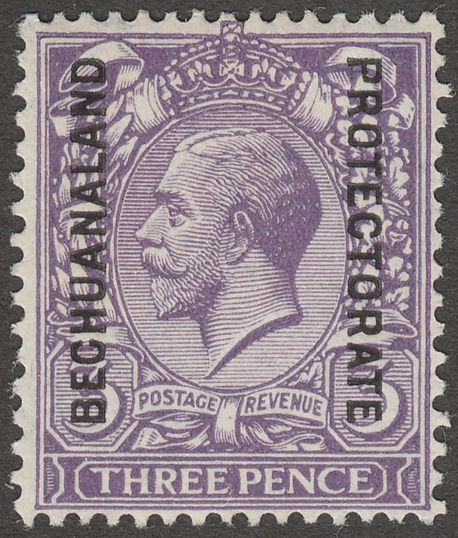 Bechuanaland Protectorate 1926 KGV 3d Violet watermark Inverted Mint SG94w