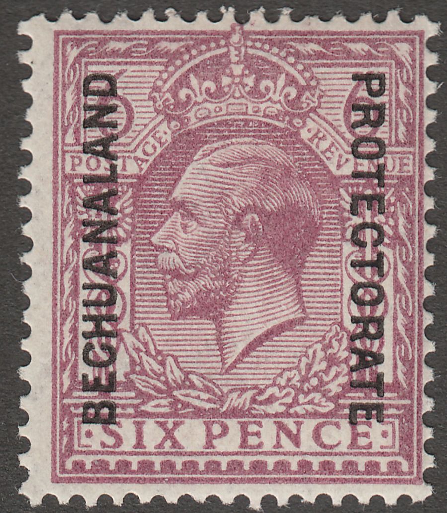 Bechuanaland Protectorate 1926 KGV 6d Purple Ordinary Paper Mint SG97