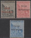 British Bechuanaland 1885-87 QV Overprint on COGH ½d, 3d, 4d Mint SG1-3 cat £190