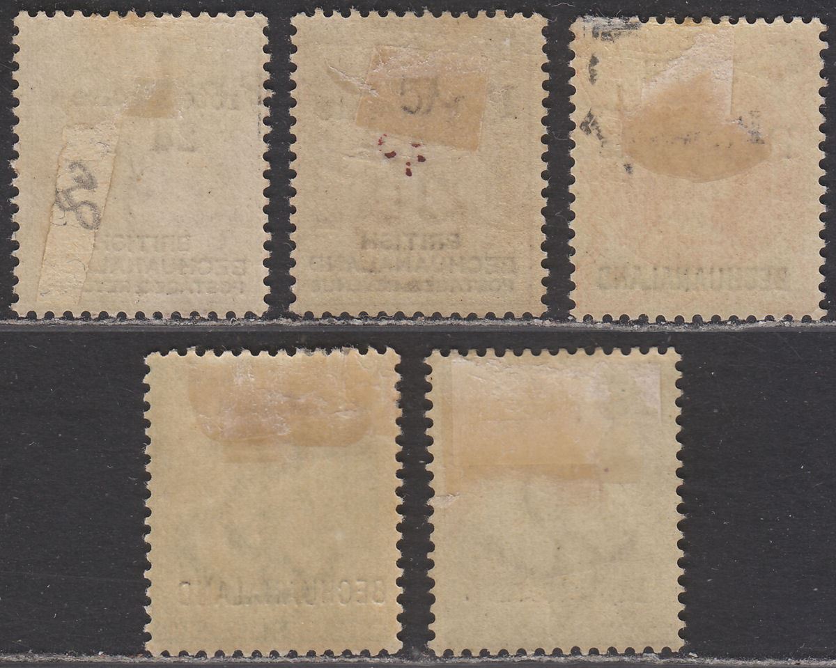 Bechuanaland Protectorate 1888-97 Queen Victoria Overprint Selection Mint