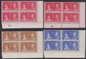 Bechuanaland Protectorate 1937 KGVI Coronation Block Set Mint SG115-117