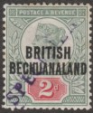 Click for more photos and details British Bechuanaland 1891 QV 2d Grey-Green and Carmine SPECIMEN SG34s