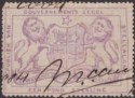 Bechuanaland Stellaland 1884 QV Revenue £1 Lilac Used BF8 manuscript cancel