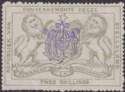Bechuanaland Stellaland 1886 QV Revenue 2sh Slate-Grey JPM Monogram Unused BF13