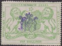 Bechuanaland Stellaland 1886 QV Revenue 5sh Green JPM Monogram Mint BF15