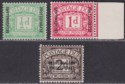 Bechuanaland Protectorate 1926 KGV Postage Due Overprint Set Mint SG D1-D3 c £50
