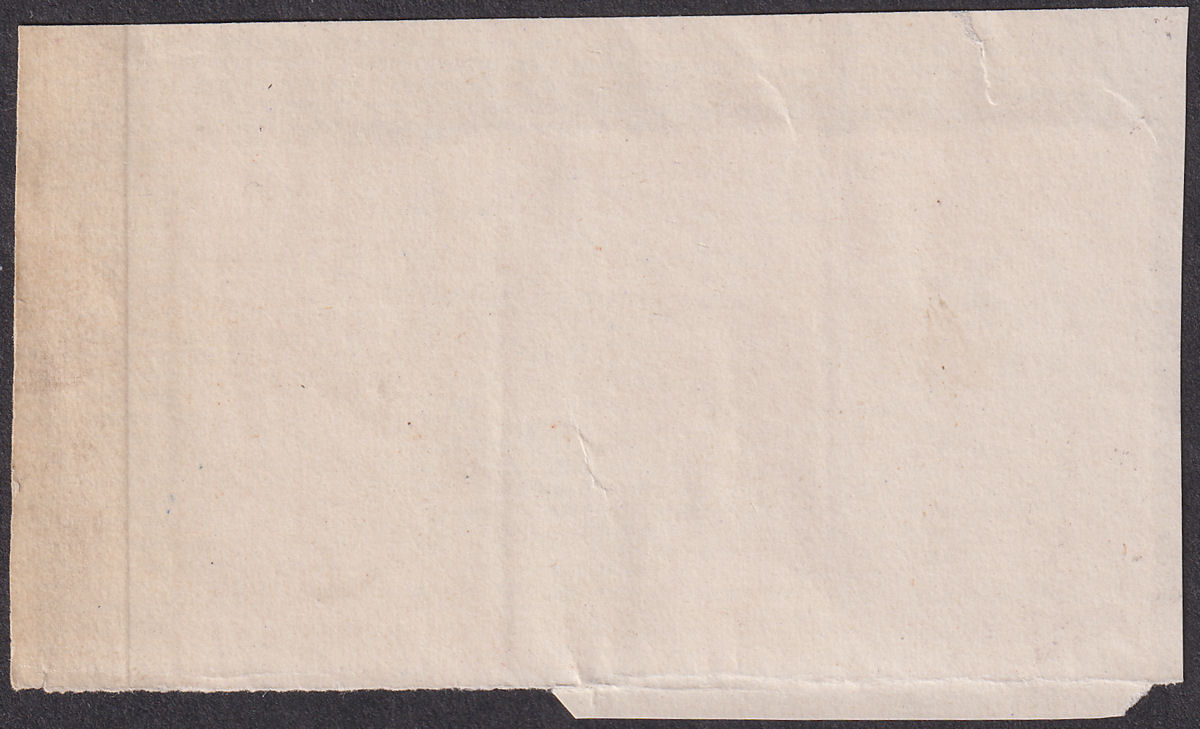 British Bechuanaland 1888 QV 1sh x 3 Fiscally Used on Piece SG15 Revenue