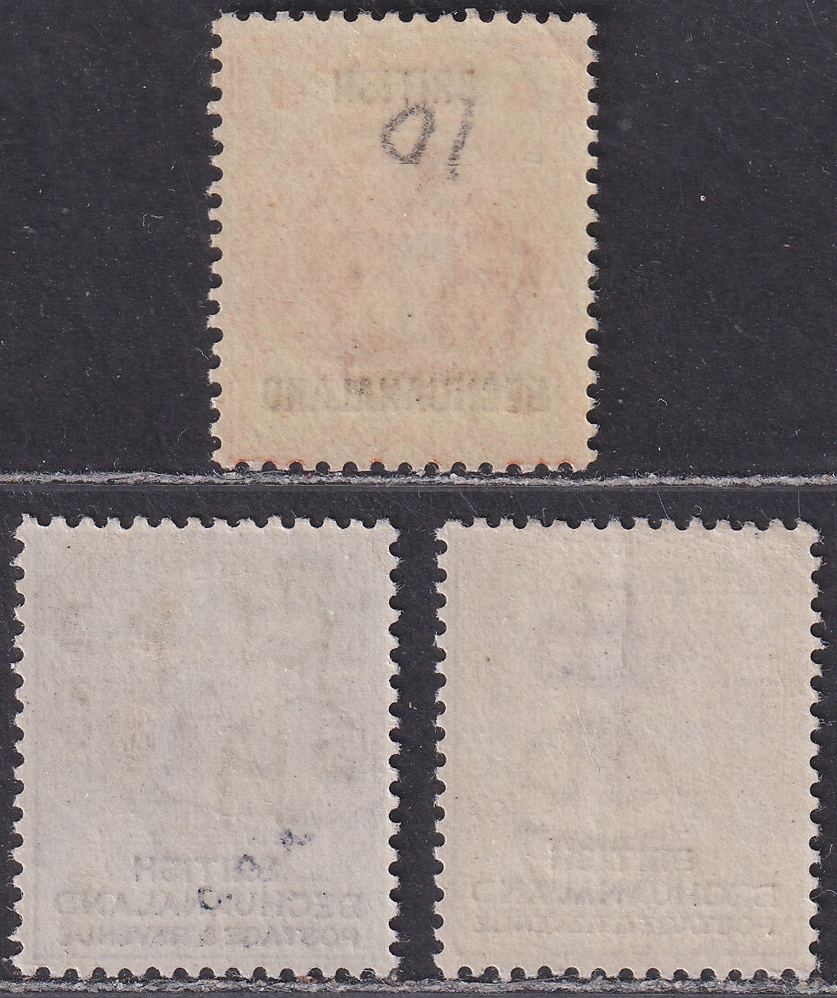 British Bechuanaland 1888 QV ½d Overprint, 1d, 3d Mint cat £40