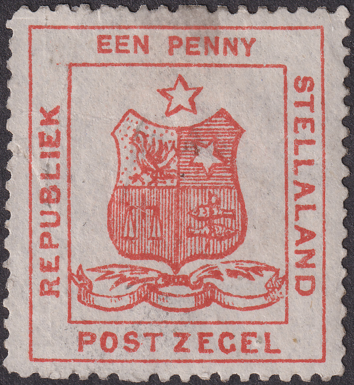 Bechuanaland Stellaland 1884 QV 1d Red Unused SG1 cat £250 as mint THINS FAULTY