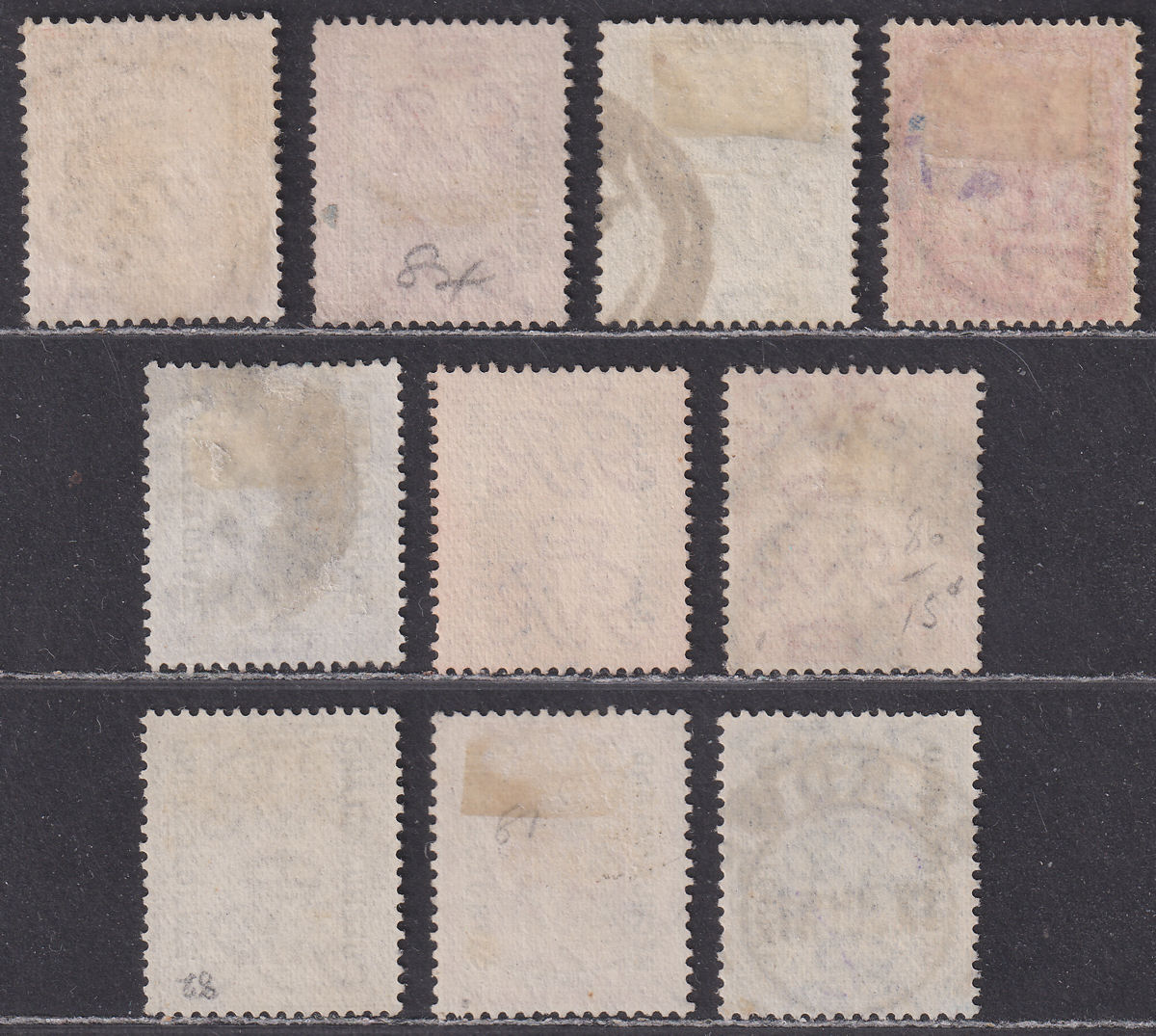 Bechuanaland Protectorate 1912-24 KGV Overprint Selection to 1sh Used