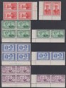 Click for more photos and details Bechuanaland Protectorate 1947 KGVI Royal Visit Block Sets UM Mint SG132-135