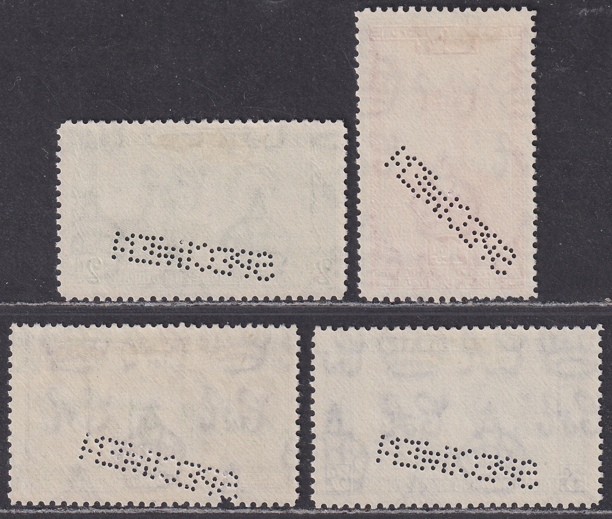 Bechuanaland Protectorate 1947 KGVI Royal Visit SPECIMEN Set Mint SG132s-135s