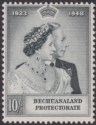Click for more photos and details Bechuanaland Protectorate 1948 KGVI Royal Silver Wedding 10sh Mint SG137 cat £45