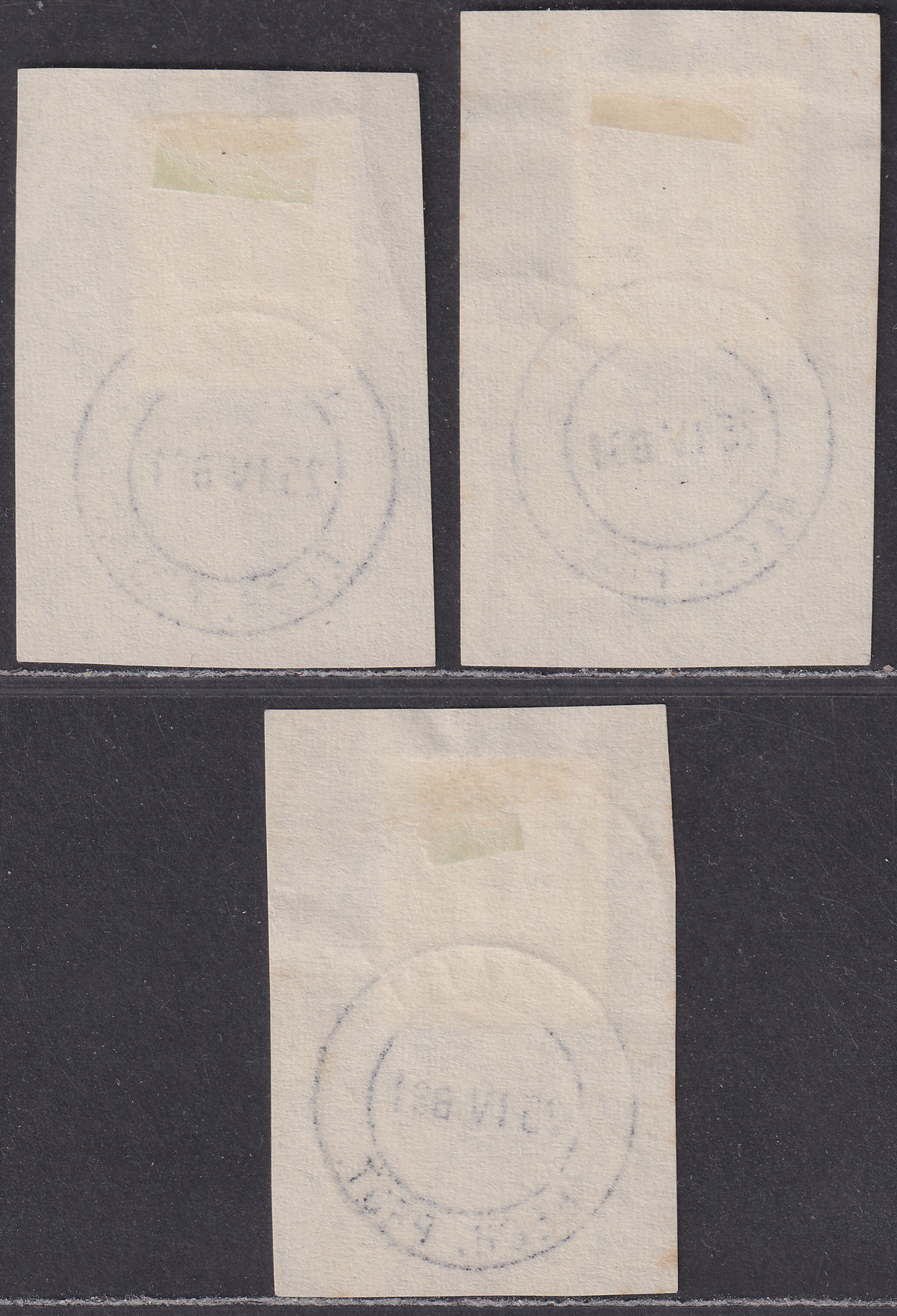 Bechuanaland Protectorate 1961 QEII Postage Due Surch Set Used SG D7a-D9 LOBATSI