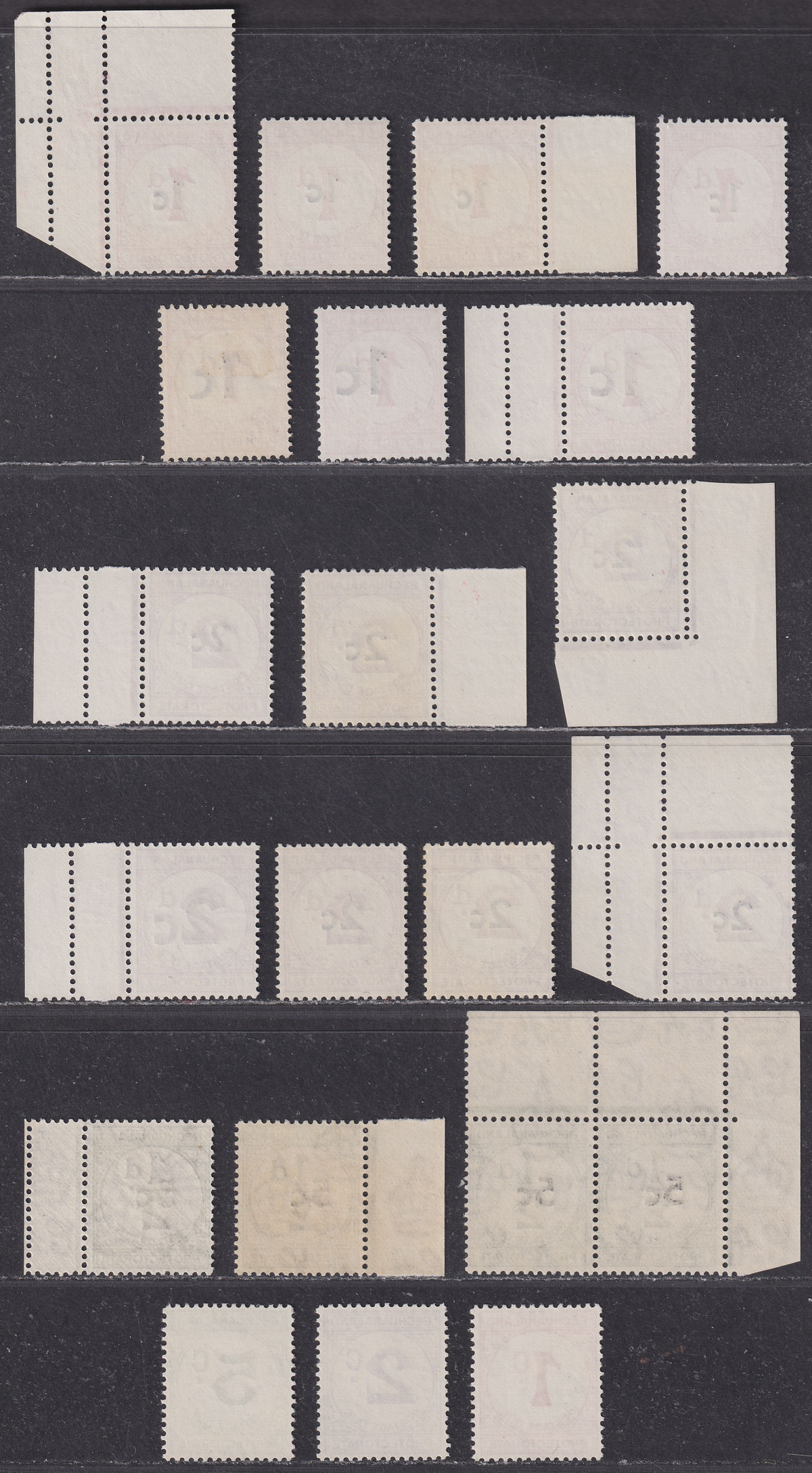 Bechuanaland Protectorate 1961 QEII Postage Due Sets Mint SG D7-D9 SG D10-12