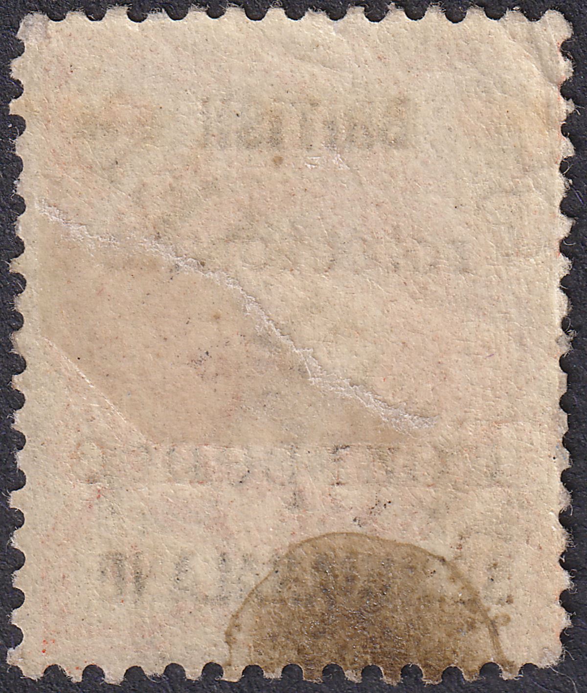 Bechuanaland Protectorate 1889 QV SPECIMEN Overprint  4d on ½d SG53s FAULTY