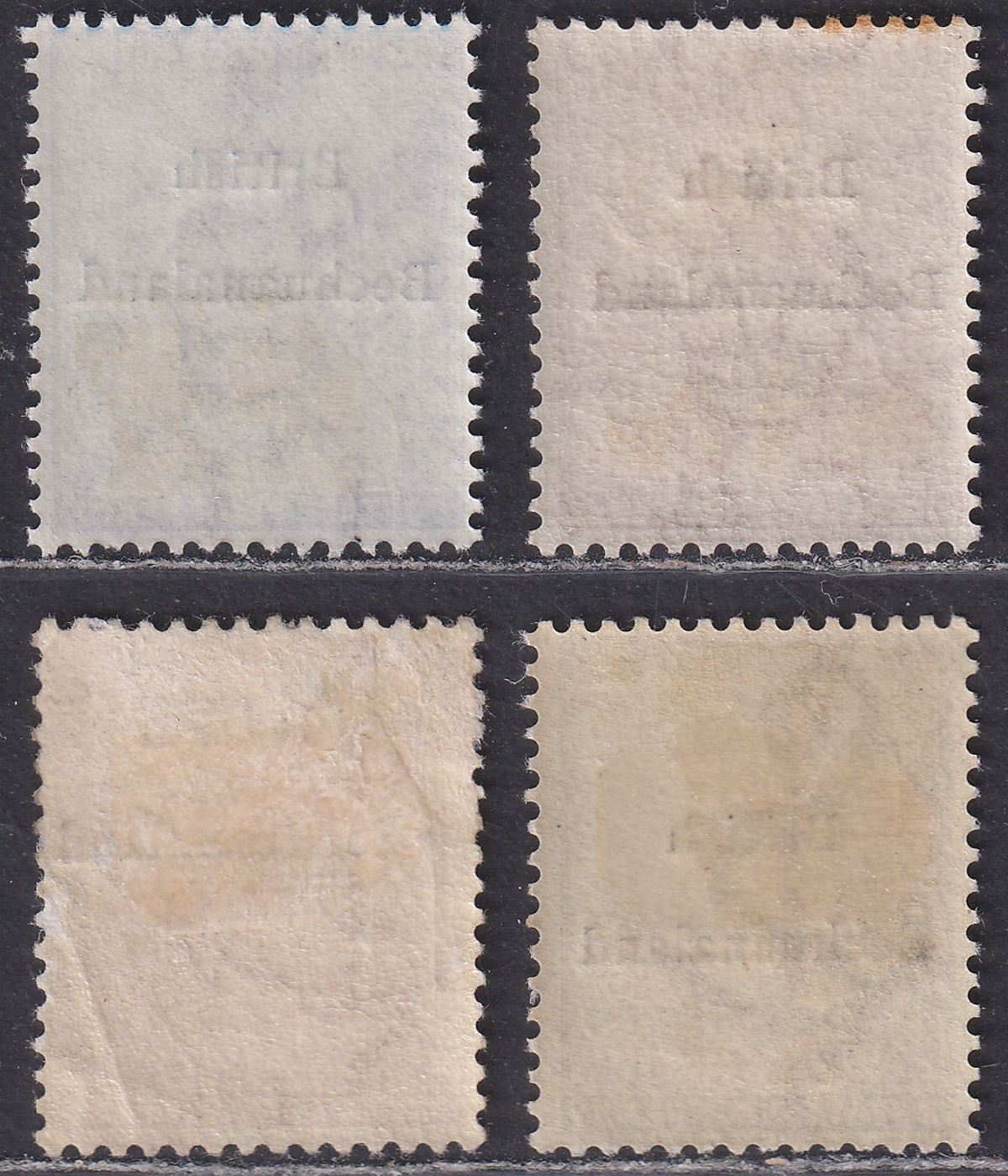 British Bechuanaland 1885-87 QV Overprint on COGH Selection to 4d Mint cat £200