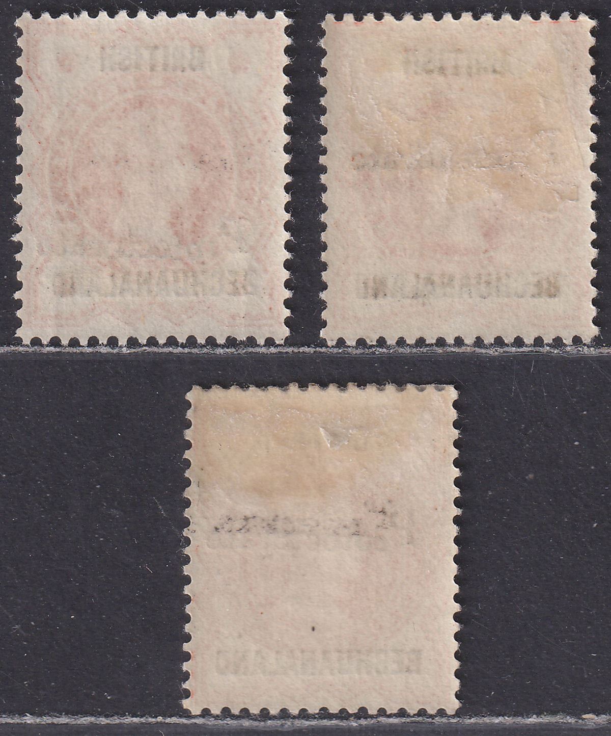 Bechuanaland Protectorate 1888 Opt 15½mm QV ½d Vermilion Selection Mint SG40
