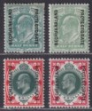 Bechuanaland Protectorate 1904-13 KEVII Overprint Part Set to 1sh x2 Mint