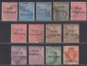British Bechuanaland 1885-88 QV Overprint on COGH Selection to 1sh Used SG2-9